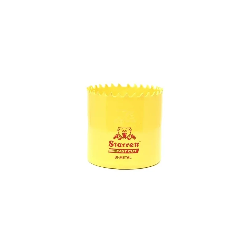 Starrett HSS Hole Saw Drill Bit 48mm Diameter, Bimetal, Arborless, 38mm Cut Depth FCH0178-G