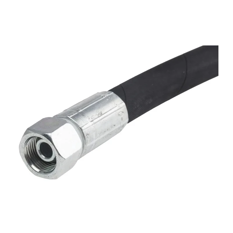 RS PRO Synthetic Rubber Hydraulic Hose Assembly 656mm, 275 bar, Female-Female Threaded, Steel Reinforced 110-2012
