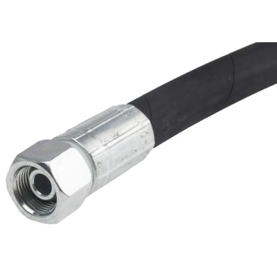 RS PRO Synthetic Rubber Hydraulic Hose Assembly 454mm, Female-Female, 215 Bar Max Pressure 110-2020