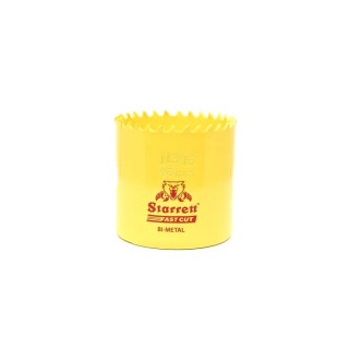 Starrett HSS Bi-metal Hole Saw Drill Bit 46 mm Diameter for Plaster, Plastic, Stainless Steel, Wood, Metal, Mild FCH1136-G