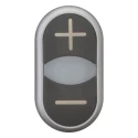 Eaton RMQ Titan M22 Series Momentary Push Button Switch, Double Black, 22 mm Cutout, IP67, IP69K, IP66 218145 M22-DDL-S-X4/X5