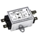 Schurter FMW2 Flange RFI Filter Solder Tab 1 Phase 10A 250V AC 60Hz Aluminium Case FMW2
