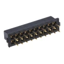 HARWIN M80 Series Straight Through Hole PCB Socket, 20-Contact, 2 Row, 2 mm Pitch, Solder, 120V, 12A, Gold M80-8502045