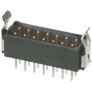 HARWIN Datamate L-Tek Series Straight Through Hole PCB Header, 12 Contacts, 2 mm Pitch, 2 Row, Shrouded, 3A, 120V M80-8531242