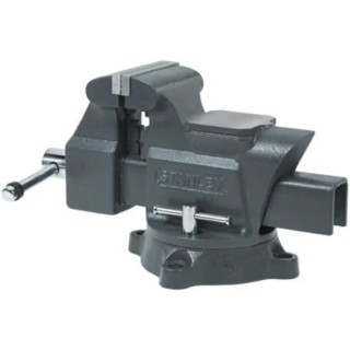 Stanley Heavy Duty Bench Vice 95 mm Jaw Depth, 125 mm Jaw Opening, Bolt Mount, 18 kg Cast Iron 1-83-067