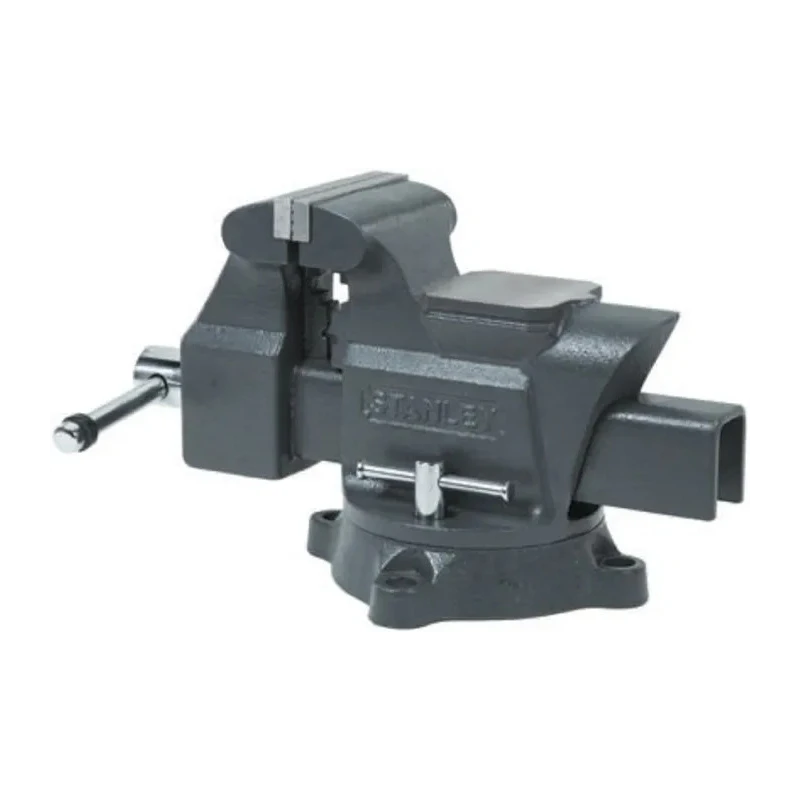 Stanley Heavy Duty Bench Vice 95 mm Jaw Depth, 125 mm Jaw Opening, Bolt Mount, 18 kg Cast Iron 1-83-067
