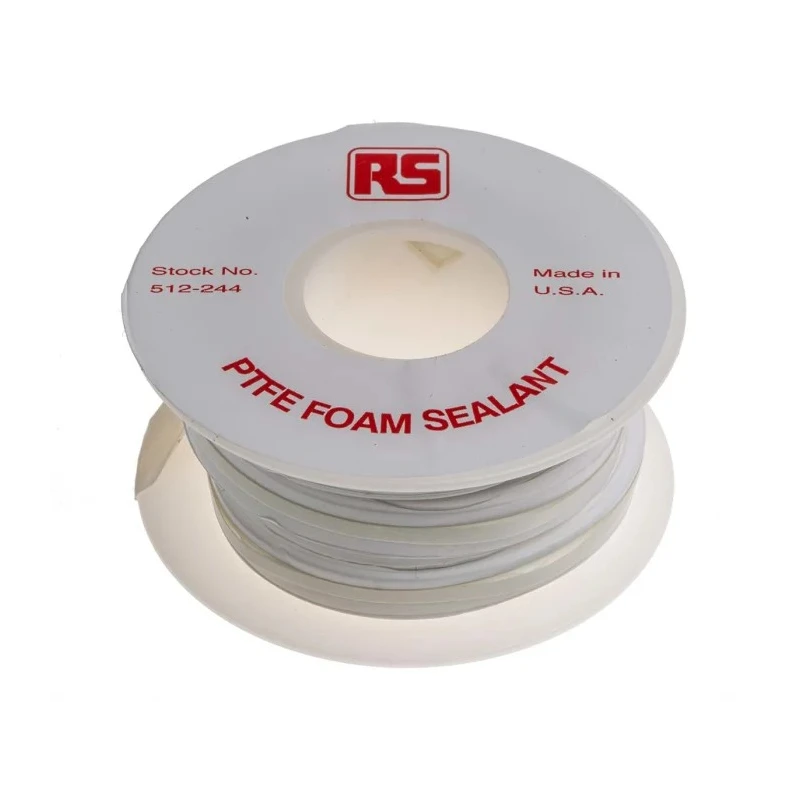 RS PRO White PTFE Thread Seal Tape, 2 m x 7mm x 2.5 mm, High Temperature, Polytetrafluoroethylene 512-244