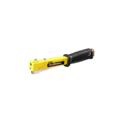 Stanley Full Strip Hammer Tacker Steel Body, Manual Fastening, Black/Yellow 0-PHT150