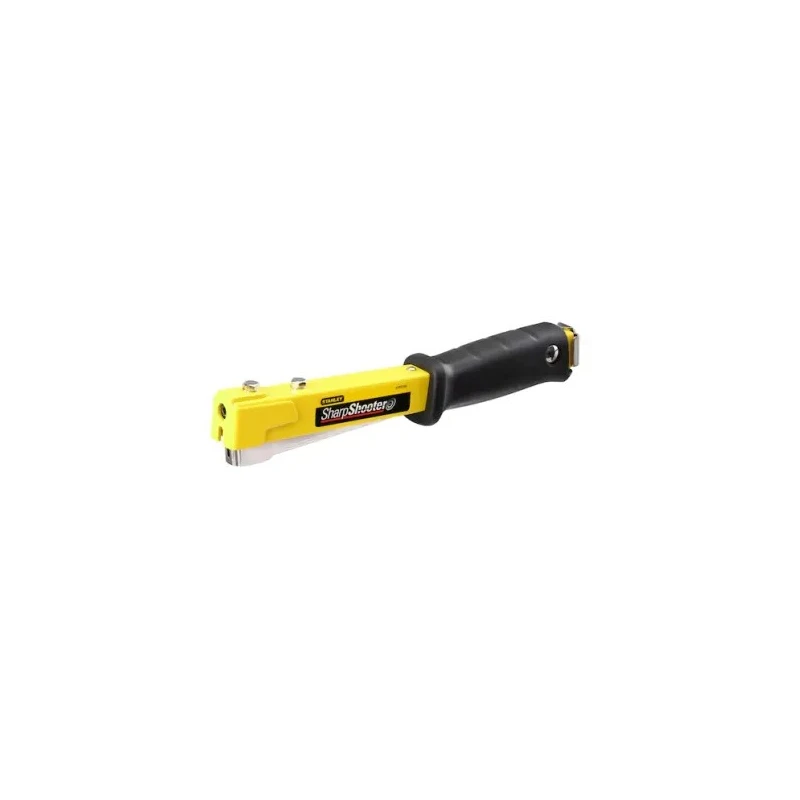 Stanley Full Strip Hammer Tacker Steel Body, Manual Fastening, Black/Yellow 0-PHT150
