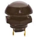 Otto P9 Series Momentary Push Button Switch, Panel Mount, SPDT, Grey LED, IP68, 28 V DC 115 V AC, 5A P9113128W
