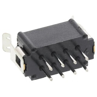 HARWIN Datamate L-Tek Series Straight Through Hole PCB Header, 8 Contacts, 2 mm Pitch, 2 Row, Shrouded, 3 A, 120 M80-8530842