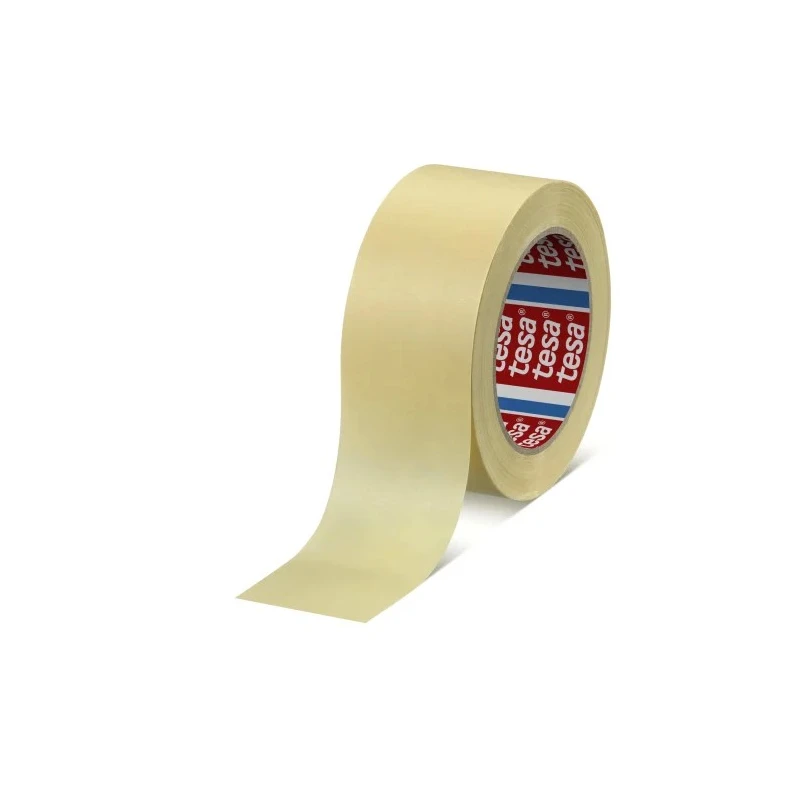 Tesa Professional Masking Tape 50mm x 50m, Paper Backing, Natural Rubber Adhesive, Beige 04323-00013-00