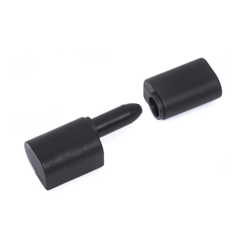 RS PRO Matt Thermoplastic Barrel Hinge with Lift Off Pin, Screw Fixing, 62 mm x 22 mm x 17 mm 110-4571