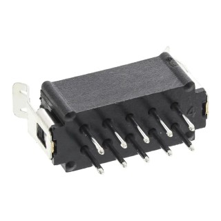 HARWIN Datamate L-Tek Series Straight Through Hole PCB Header, 10 Contacts, 2 mm Pitch, 2 Rows, Shrouded, 120V M80-8531042