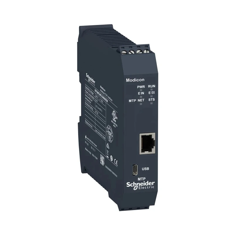 Schneider Electric Safety Communication Module 24V DC, DIN Rail, Modbus TCP/IP, Screw Clamp, 3W XPSMCMCO0000EM