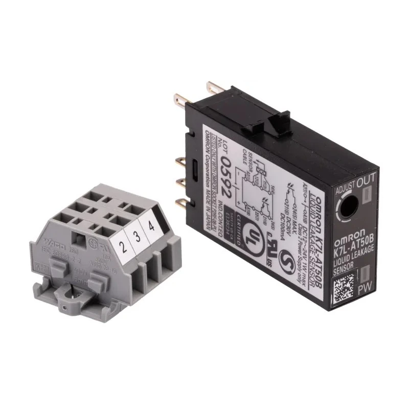 Omron Liquid Leak Sensor DIN Rail 1 Input 24V DC PNP/NPN K7L-AT50B