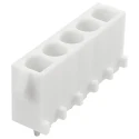TE Connectivity Universal MATE-N-LOK Series PCB Socket, 5 Contacts, 1 Row, 19A, 600V, 6.35mm Pitch, Through Hole 640901-1