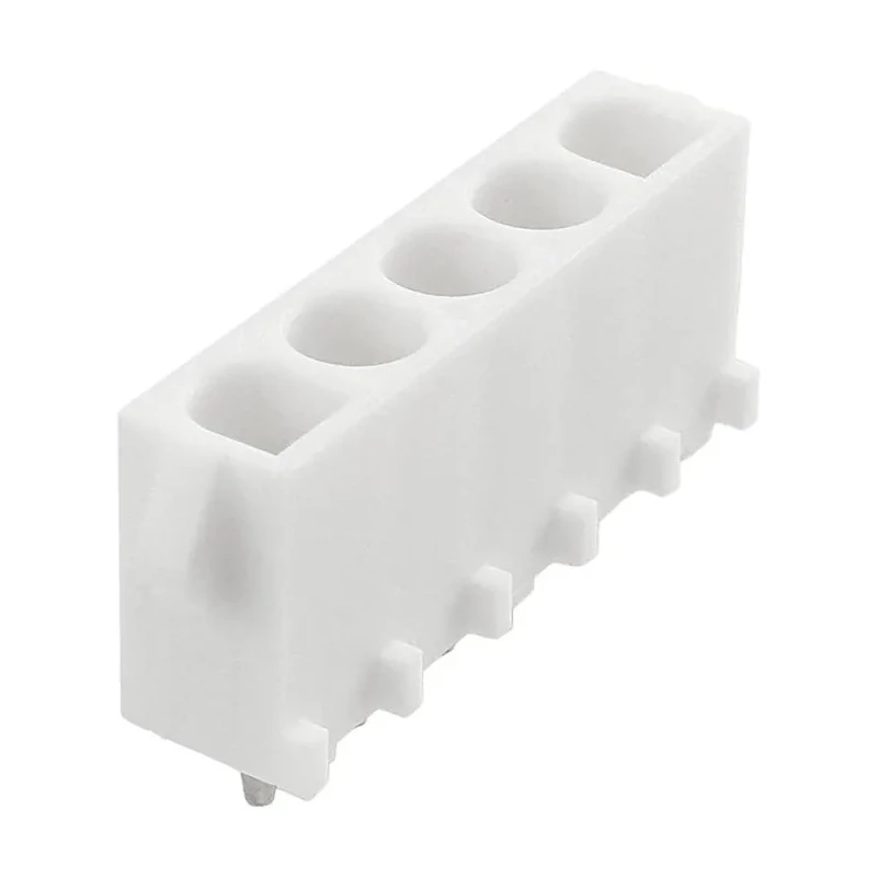 TE Connectivity Universal MATE-N-LOK Series PCB Socket, 5 Contacts, 1 Row, 19A, 600V, 6.35mm Pitch, Through Hole 640901-1