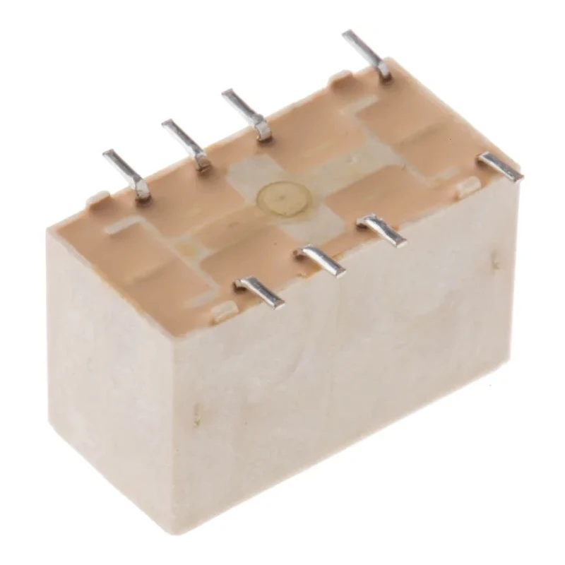 TE Connectivity Axicom P2 PCB Signal Relay 12V DC Coil, DPDT, 2A, Surface Mount, Gold Plated, V23079-D2003-B301