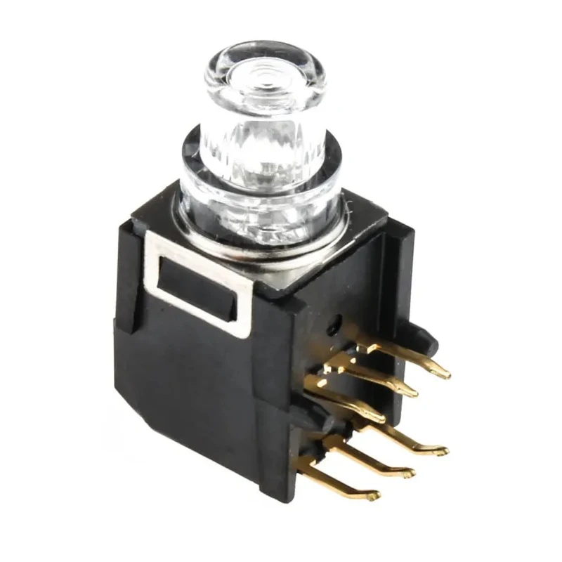 C & K  Illuminated Tactile Switch, Green Button, SPDT, 100mA, 32V DC, 4mm Actuator, IP40