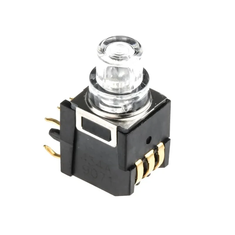 C & K  Illuminated Tactile Switch, Green Button, SPDT, 100mA, 32V DC, 4mm Actuator, IP40