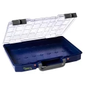 Raaco Adjustable Compartment Box, 4 Compartments, Blue Polypropylene, 57 mm x 337 mm x 278 mm 142830
