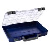 Raaco Adjustable Compartment Box, 4 Compartments, Blue Polypropylene, 57 mm x 337 mm x 278 mm 142830