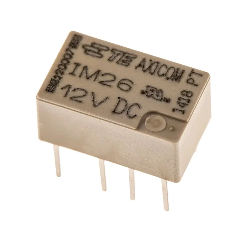 TE Connectivity PCB Signal Relay DPDT 12V DC Coil 2A Gold Plated Contacts IM26TS 3-1462039-2 3-1462039-2 IM26TS