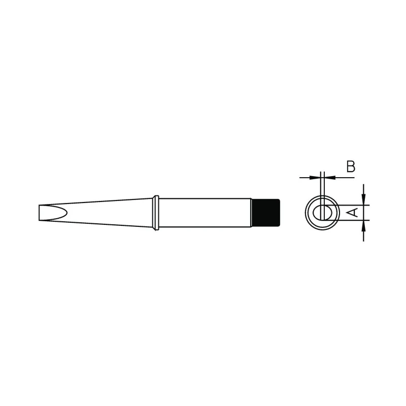 Weller Soldering Iron Tip, Screwdriver Shape, 1.6 mm Width, 425°C for W60P/W60P3 CT5A8