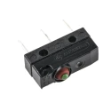 ZF Button Micro Switch, Solder Terminal, 100mA 250V AC, SPDT, IP6K7, DC Subminiature DC3C-L1AA