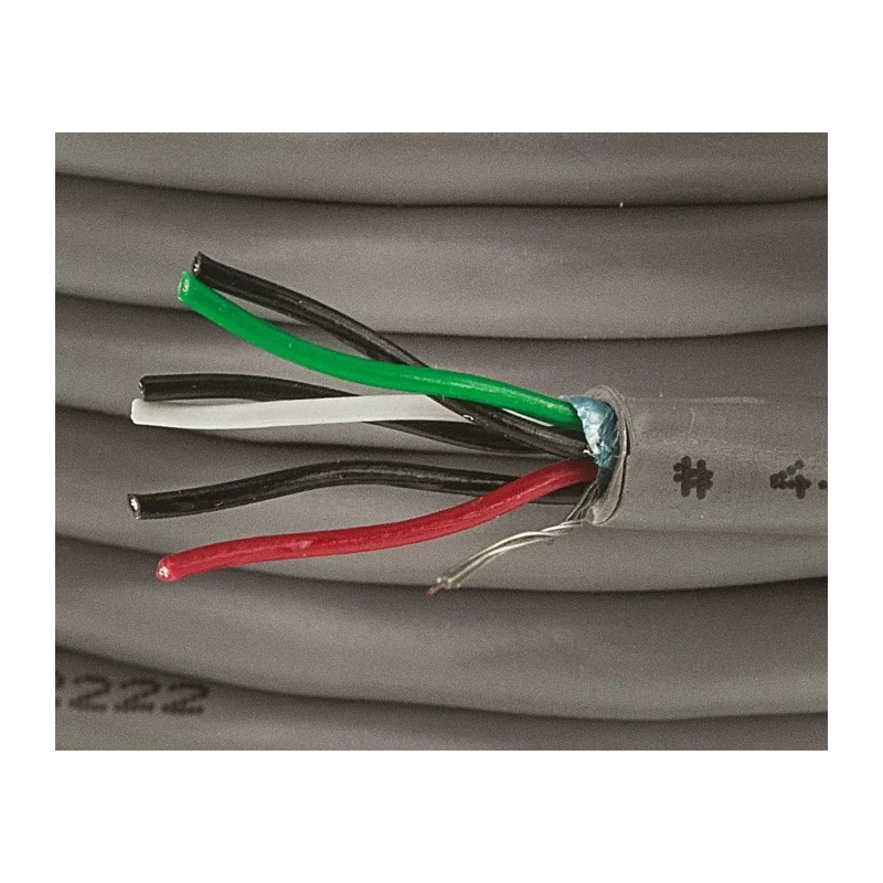 Alpha Wire Alpha Essentials Communication & Control Series Data Cable 3 Pairs PVC Grey Sheath 30m 300V 5473C SL005