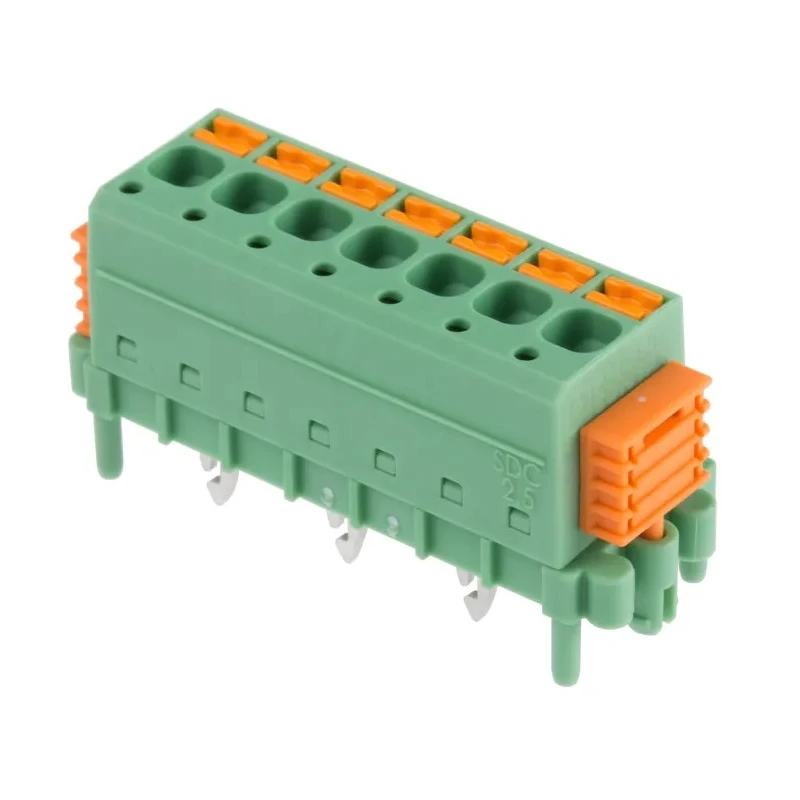 Phoenix Contact SDC 2.5/7-PV-5.0-ZB Series Straight PCB Terminal Block , 7 Contacts, 5 mm Pitch, 12A, 320V 1864082