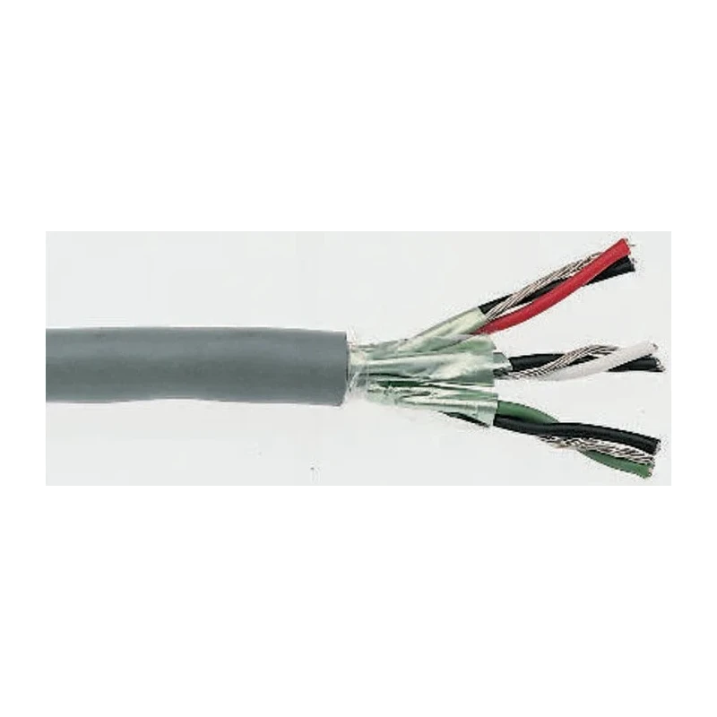 Alpha Wire Data Cable 3 Pairs, 30m, Grey PVC Sheath, F/UTP Shield, 6073C SL005