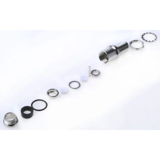 Telegartner N Series Coaxial Connector Panel Mount Female N Connector 50 Ω Straight Body Clamp J01021H1078