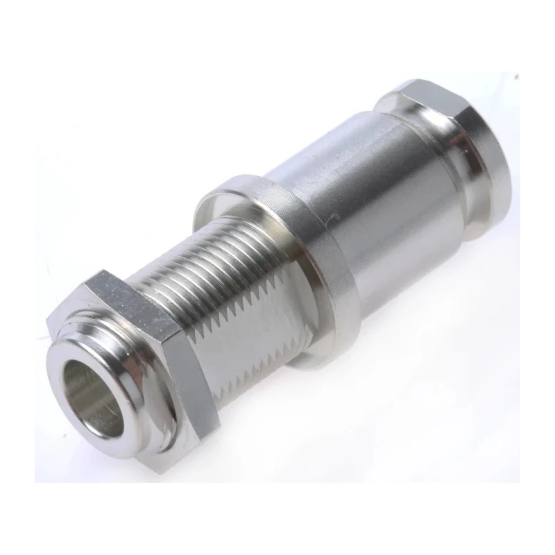 Telegartner N Series Coaxial Connector Panel Mount Female N Connector 50 Ω Straight Body Clamp J01021H1078