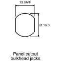 Telegartner N Series Coaxial Connector Panel Mount Female N Connector 50 Ω Straight Body Clamp J01021H1078