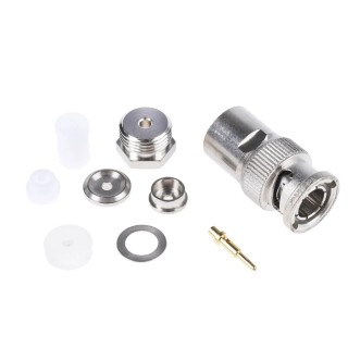 Telegartner BNC Series Coaxial Connector Male, 50 Ohm, Straight Clamp Cable J01000A1321