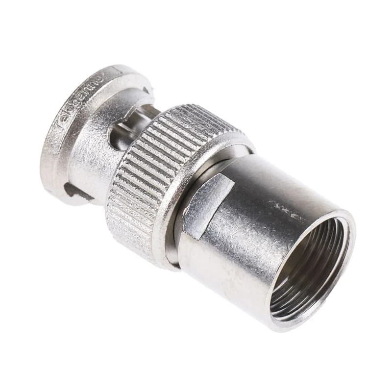 Telegartner BNC Series Coaxial Connector Male, 50 Ohm, Straight Clamp Cable J01000A1321
