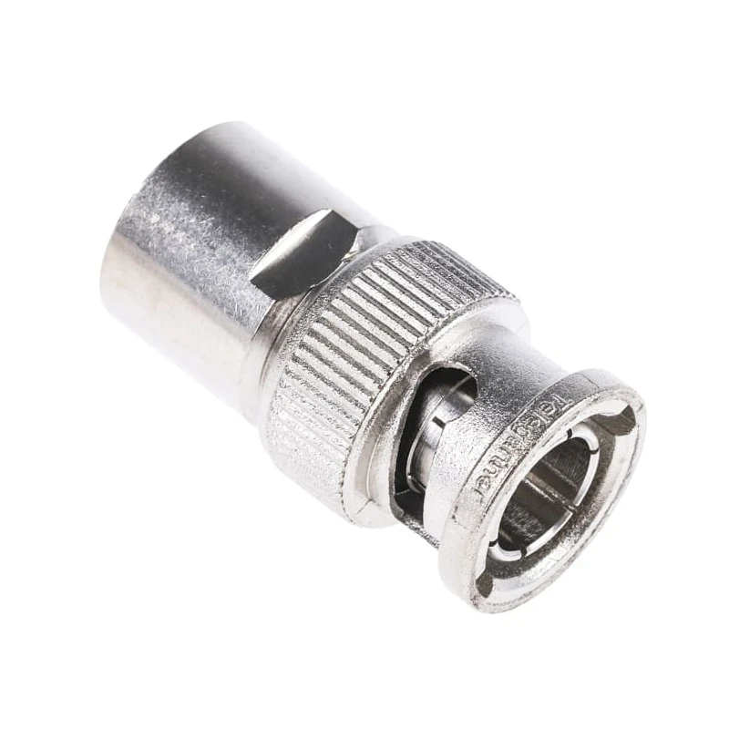 Telegartner BNC Series Coaxial Connector Male, 50 Ohm, Straight Clamp Cable J01000A1321