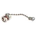 Telegartner BNC Coaxial Connector Accessory RF Dust Cap Cord Included Polyethylene/Beryllium Copper H00000A1239