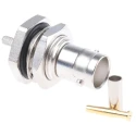 Telegartner BNC Series Coaxial Connector Panel Mount Female, 50 Ω, Straight Body Crimp J01001C0028