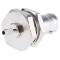 Telegartner BNC Series Coaxial Connector Panel Mount Female, 50 Ω, Straight Body Crimp J01001C0028