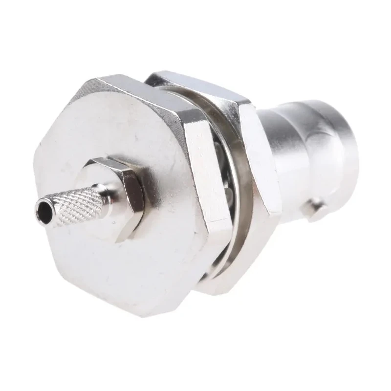Telegartner BNC Series Coaxial Connector Panel Mount Female, 50 Ω, Straight Body Crimp J01001C0028