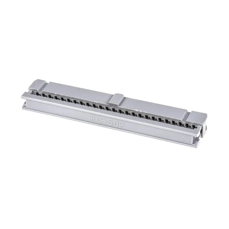 ASSMANN WSW 50-Way IDC Connector Female for Cable, 2 Row, Shrouded, 250V AC, 1A, Pitch 2.54mm, Right Angle AWP 50-7240-T