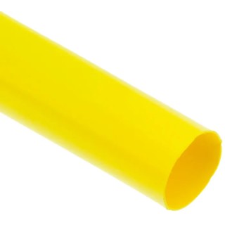 TE Connectivity Heat Shrink Tubing Yellow, 9.5 mm Sleeve Diameter, Polyolefin, 1.2 m Length, 2:1 Shrink RNF-100-3/8-4-STK