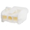 TE Connectivity Universal MATE-N-LOK Female Connector Housing, 3 Way, 1 Row, Cable Mount, 6.35mm Pitch, Nylon 350767-1