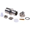 Telegartner BNC Series Coaxial Connector Cable Female BNC, 50Ω, Straight Body Clamp J01001A0032