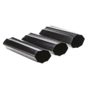 Alpha Wire Halogen Free Heat Shrink Tubing Black 50.8 mm x 152 mm 6:1 Polyolefin FIT Shrink Tubing Series F6212 BK072