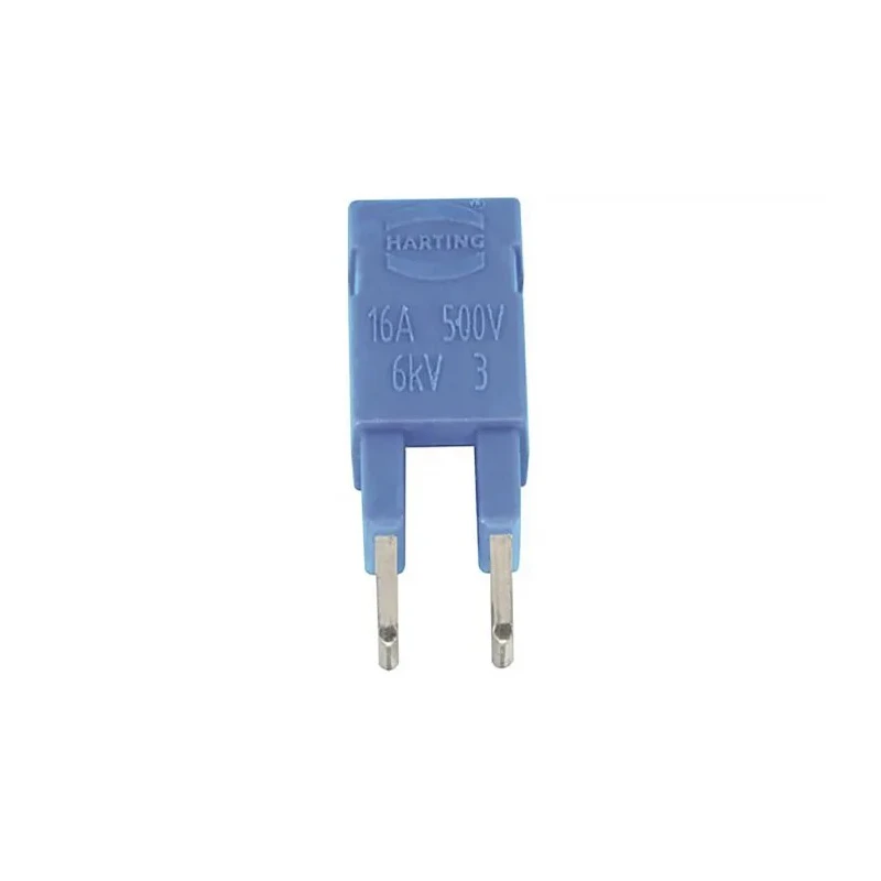 HARTING Plug-In Jumper Han ES Press Series 2 Way 16A 500V Male, For Use With Han ESS/ES/E Connectors 09330009821