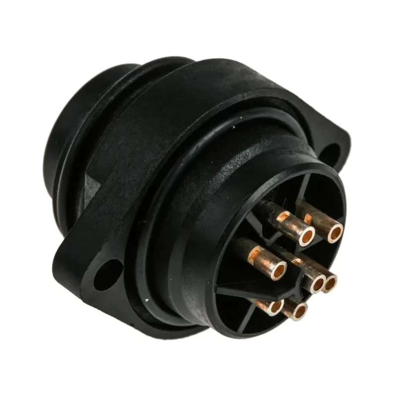 Hirschmann CA Series Circular Connector, 6 Contacts, Flange Mount, Plug, Male, 21.8 mm, IP67, Brass 932326100 CA 6 GS